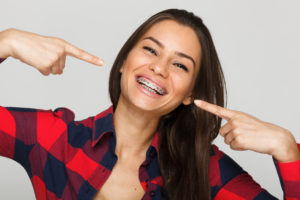 young person with braces